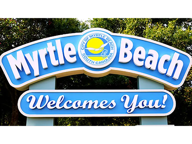 sign at Myrtle Beach